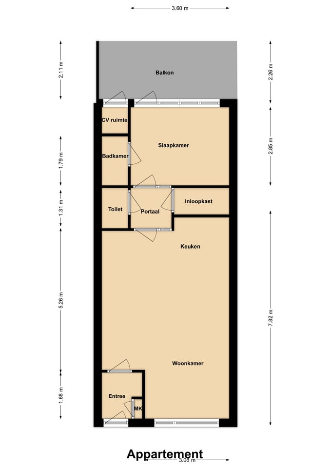 Comfortable Apartment with Roof Terrace Near Horst Center — 33