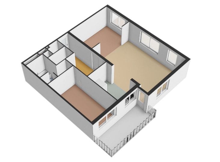 Spacious 3-Room Apartment with Balcony and Parking in Amsterdam — 32