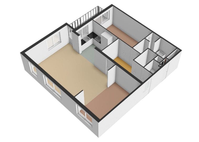 Spacious 3-Room Apartment with Balcony and Parking in Amsterdam — 31