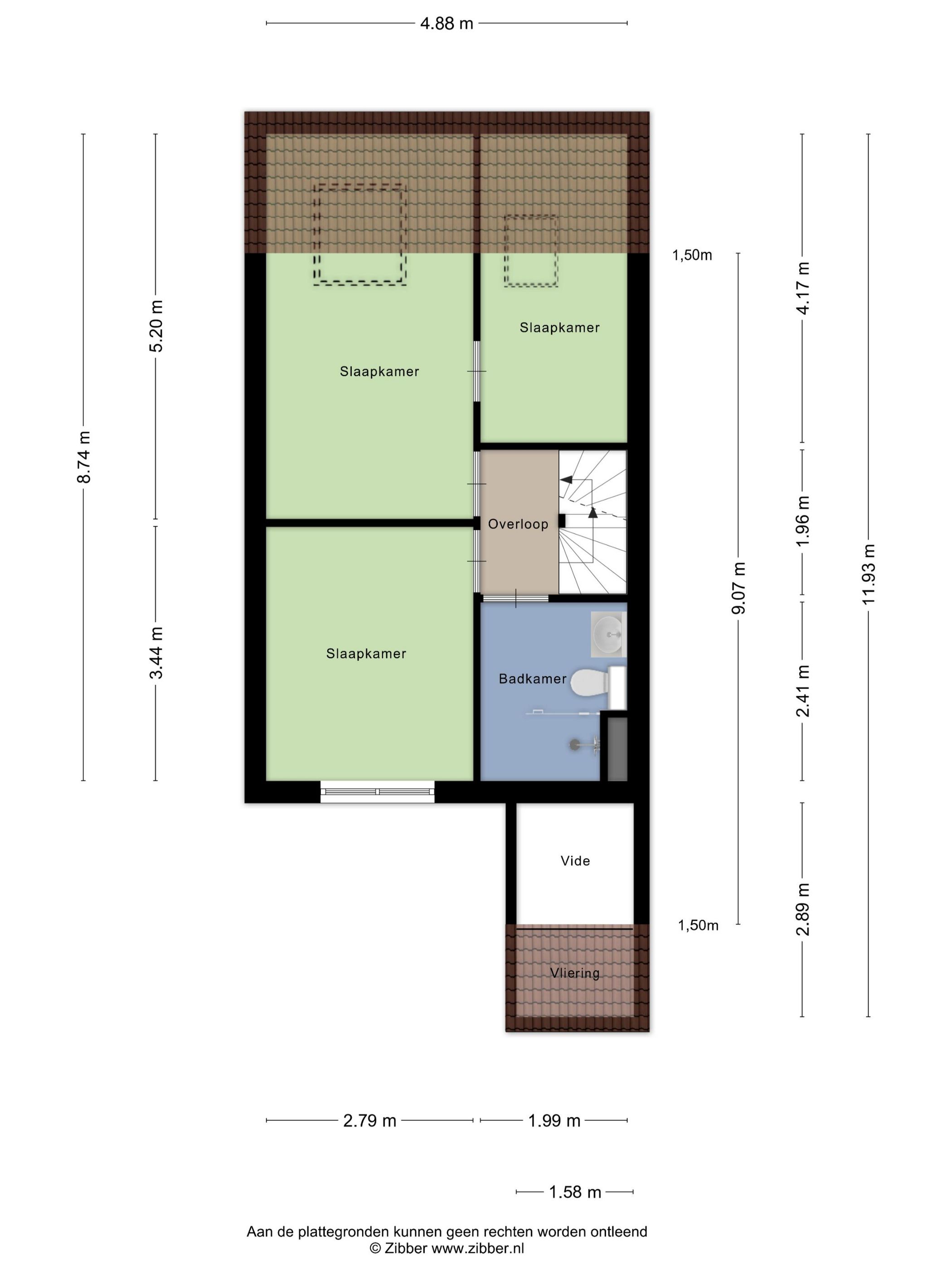 Spacious terraced house with water-side garden in Rotterdam Zevenkamp — 24