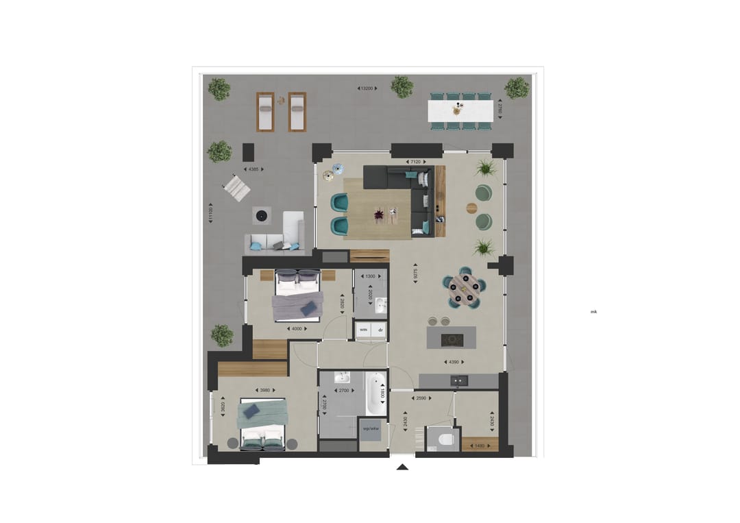 Foto 1 van Penthouse (Bouwnr. D15)
