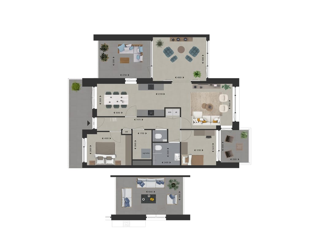 Photo 1 of Singel appartement met serre (Bouwnr. D7)