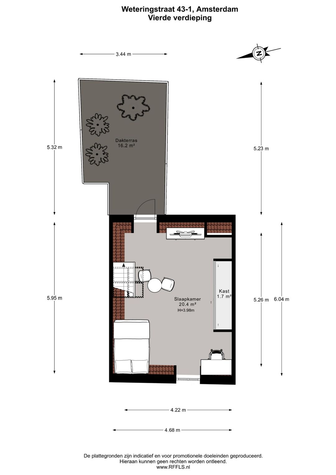 Foto 46 van Weteringstraat 43-H