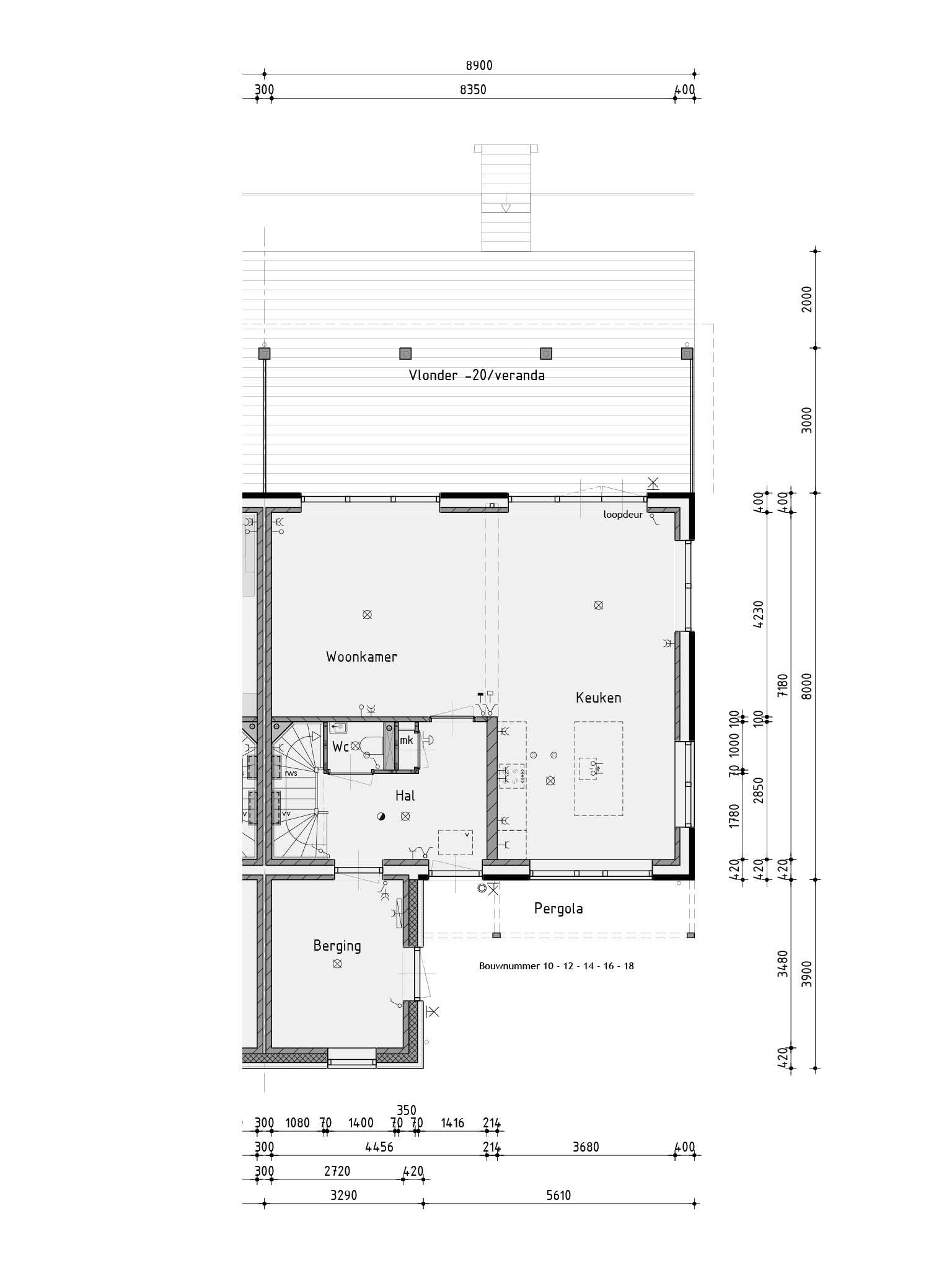 Foto 6 van Tweekapper terraswoning (Bouwnr. 18)