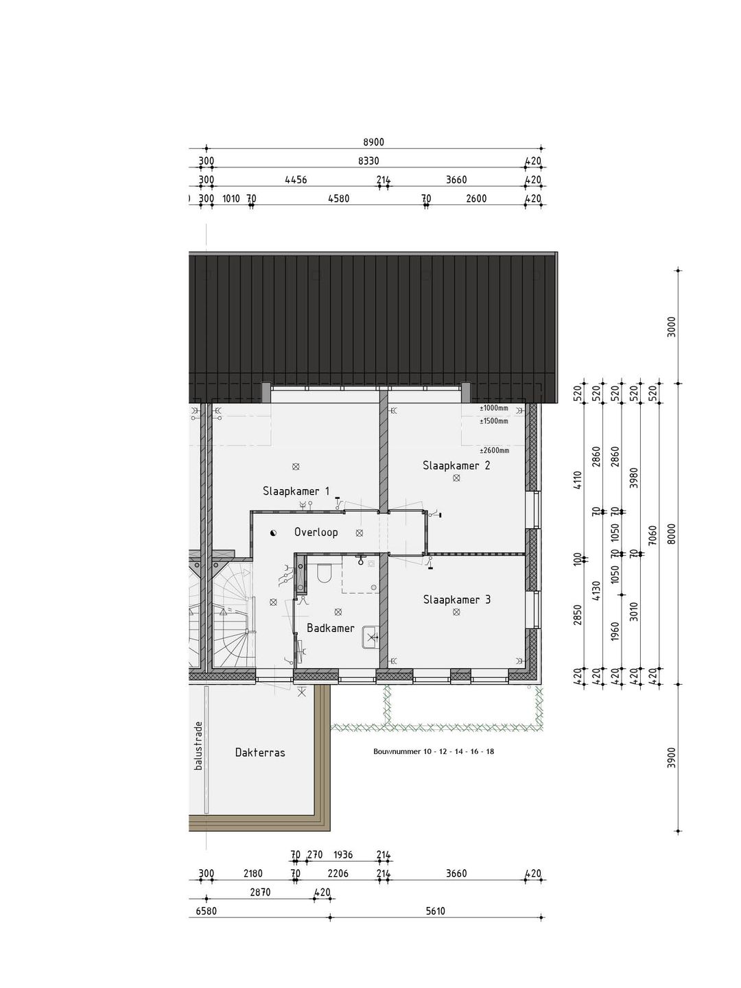 Foto 7 van Tweekapper terraswoning (Bouwnr. 10)