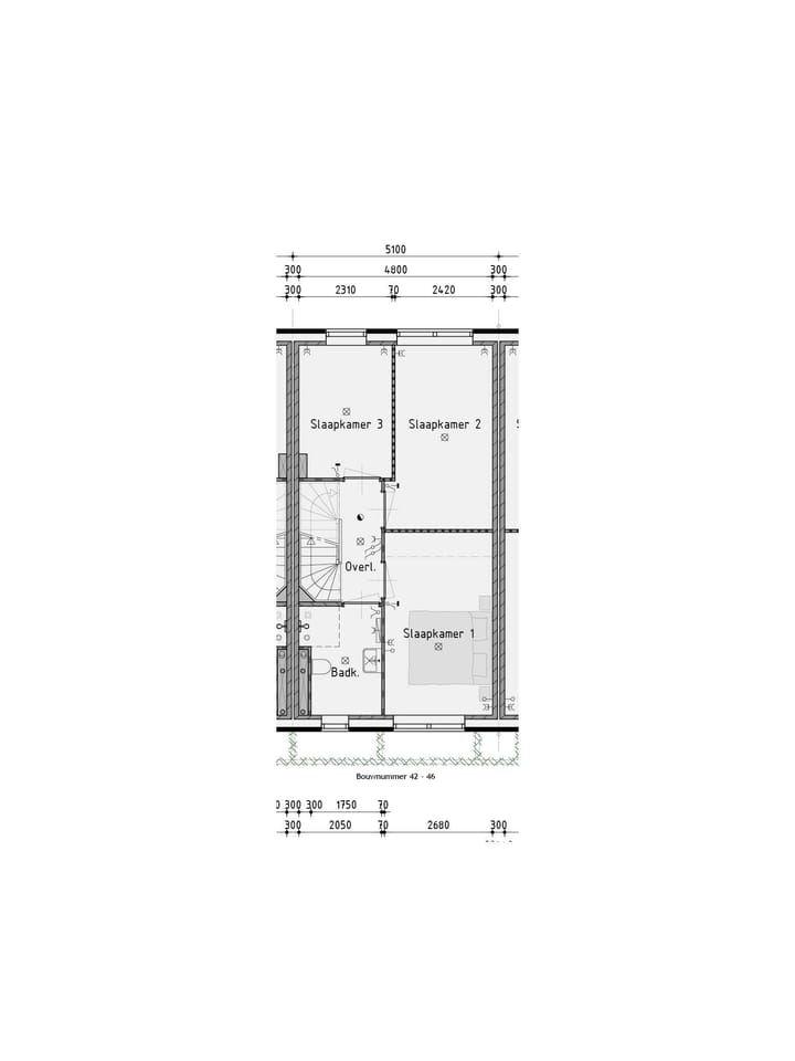 Foto 4 van Tussenwoning (Bouwnr. 46)