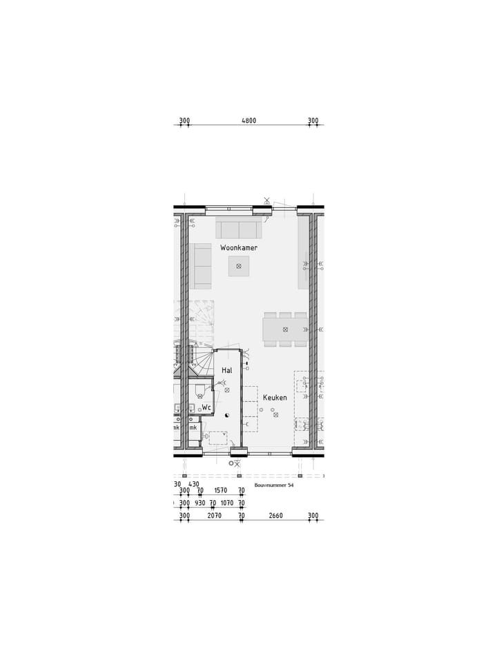 Foto 3 van Tussenwoning (Bouwnr. 54)