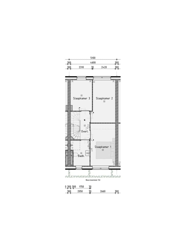 Foto 4 van Tussenwoning (Bouwnr. 54)
