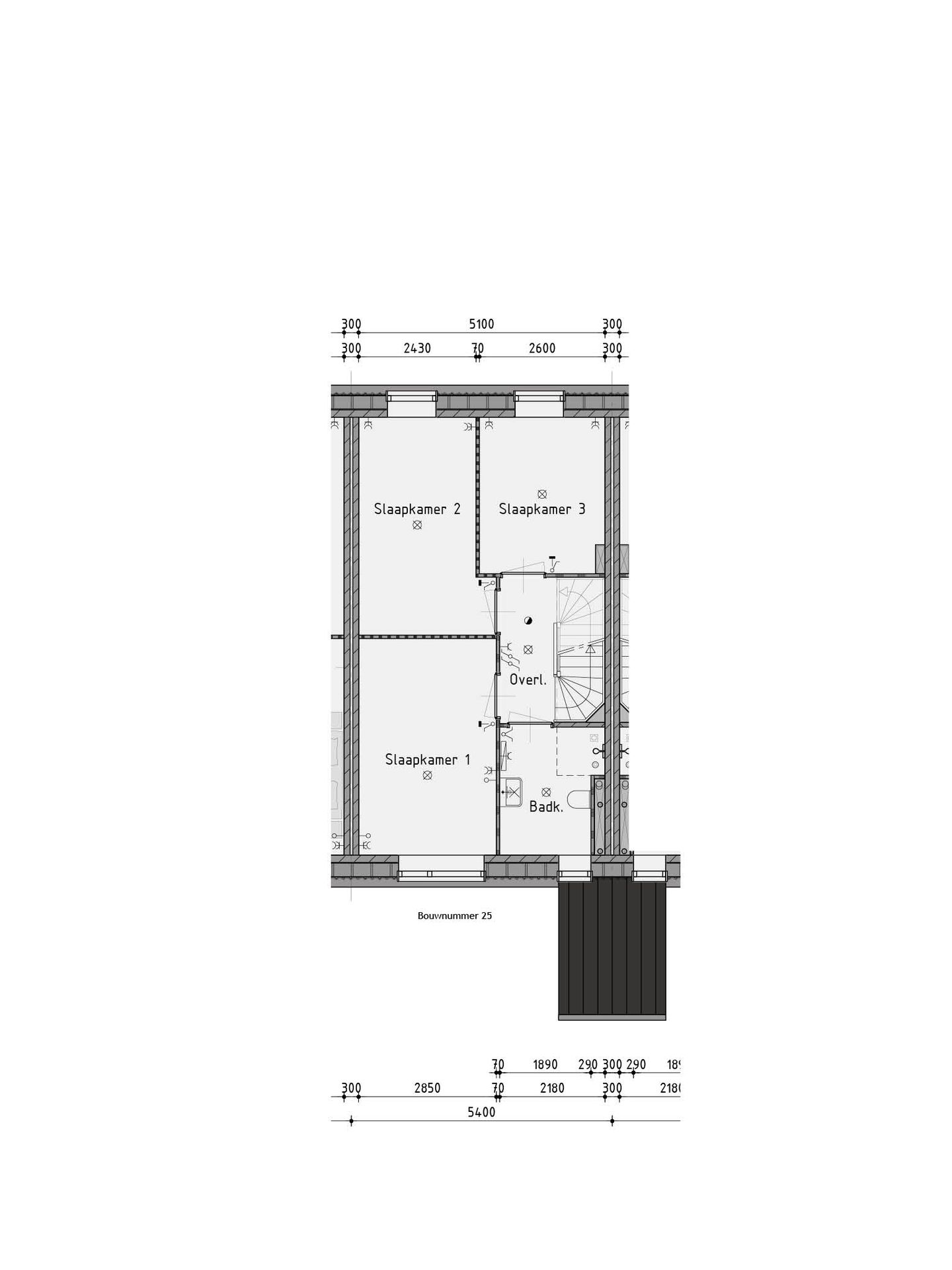 Foto 4 van Tussenwoning (Bouwnr. 25)