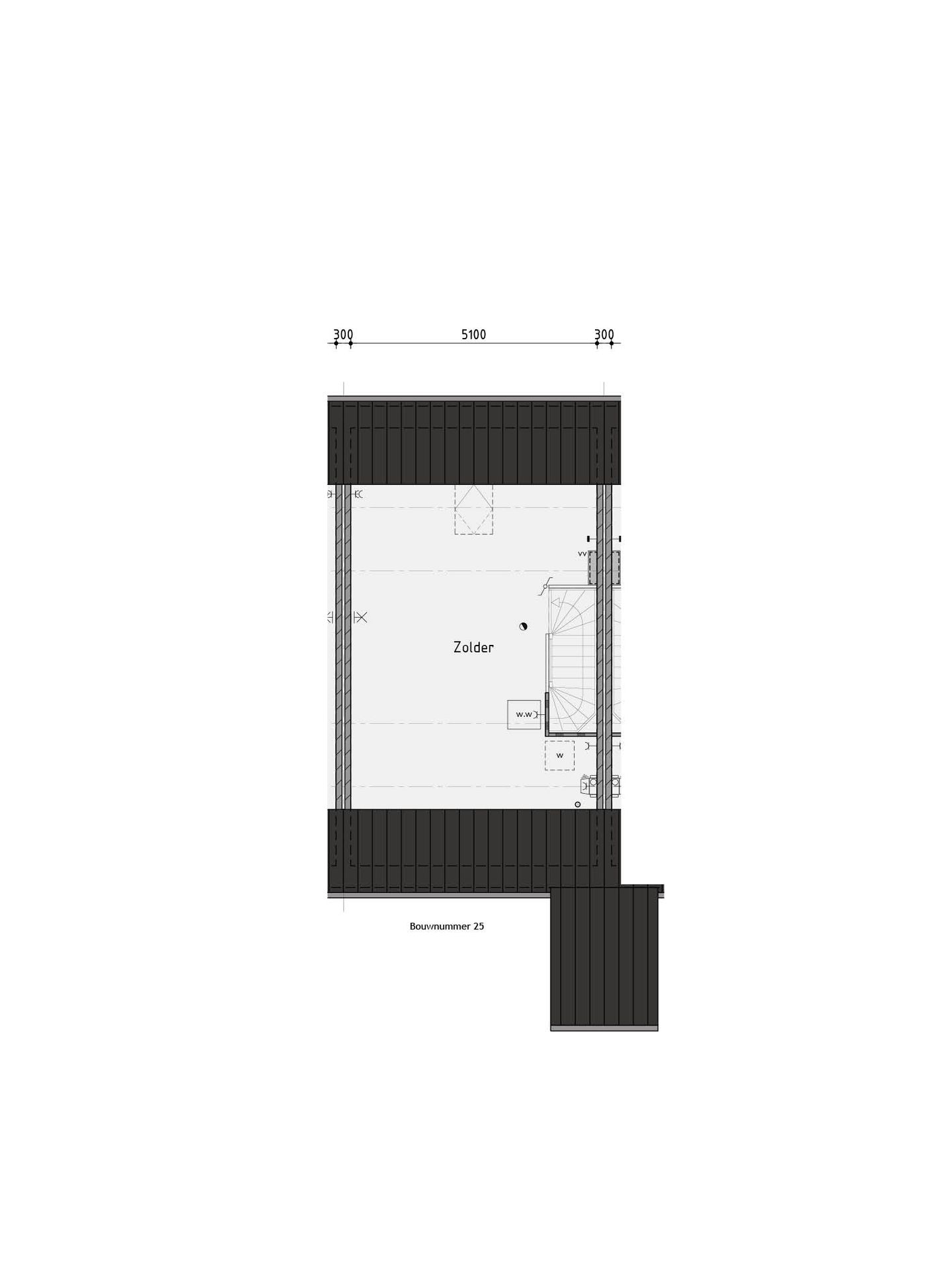 Foto 5 van Tussenwoning (Bouwnr. 25)