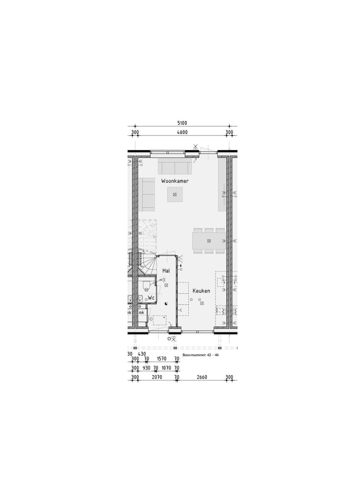 Foto 3 van Tussenwoning (Bouwnr. 46)