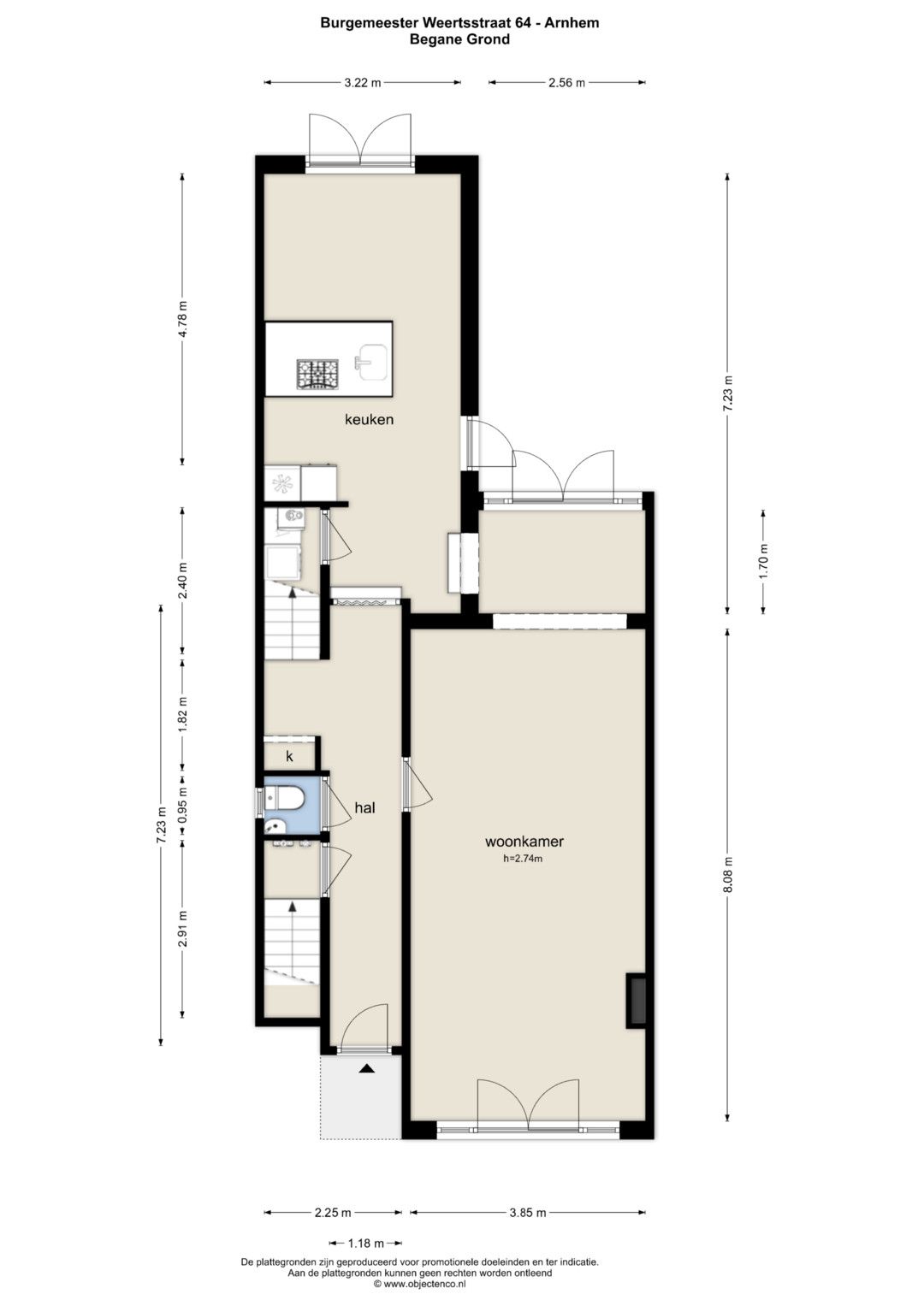 Charming Ground Floor Apartment with Spacious Garden in Burgemeesterswijk — 43