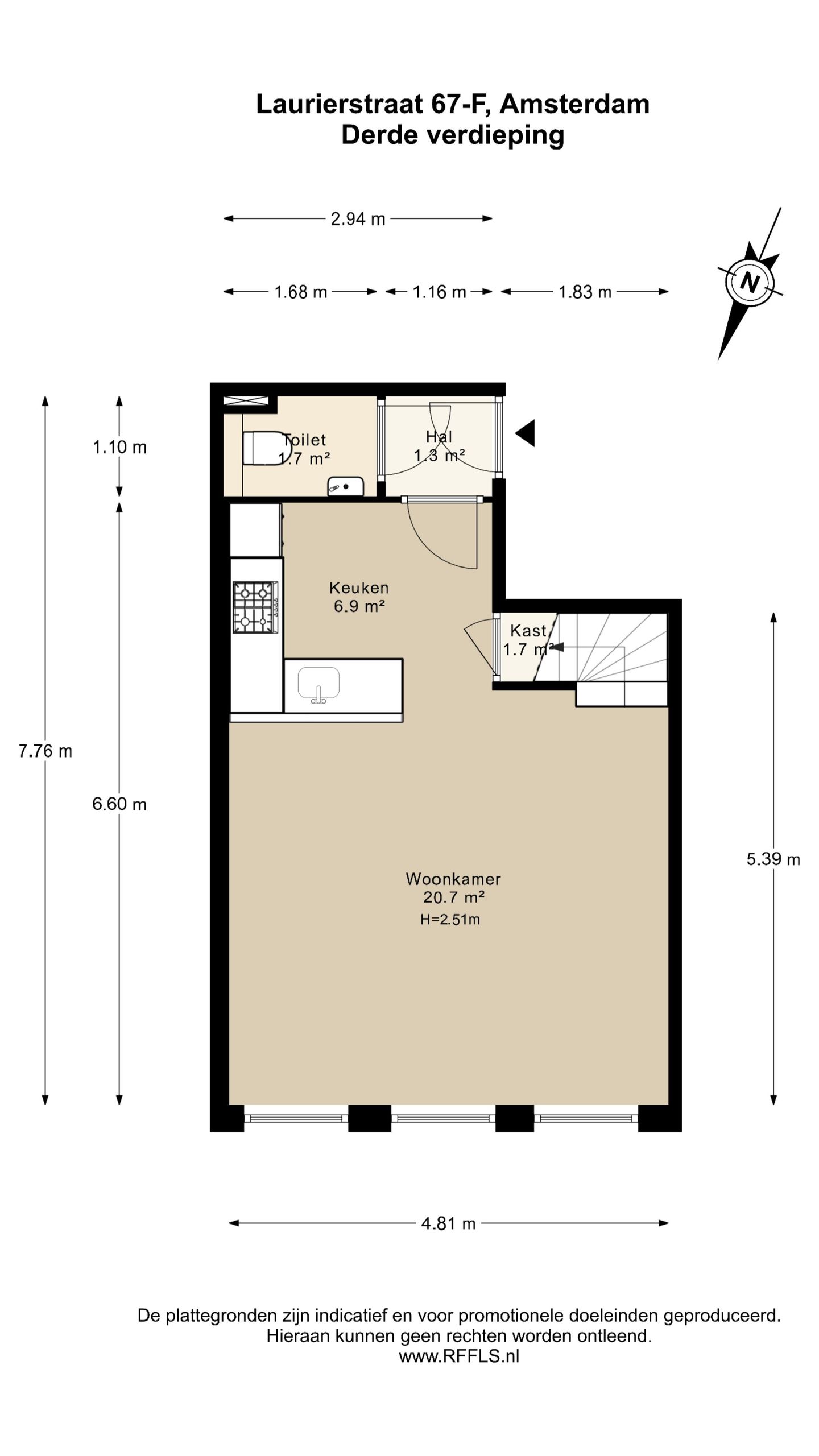 Foto 34 van Laurierstraat 67-F