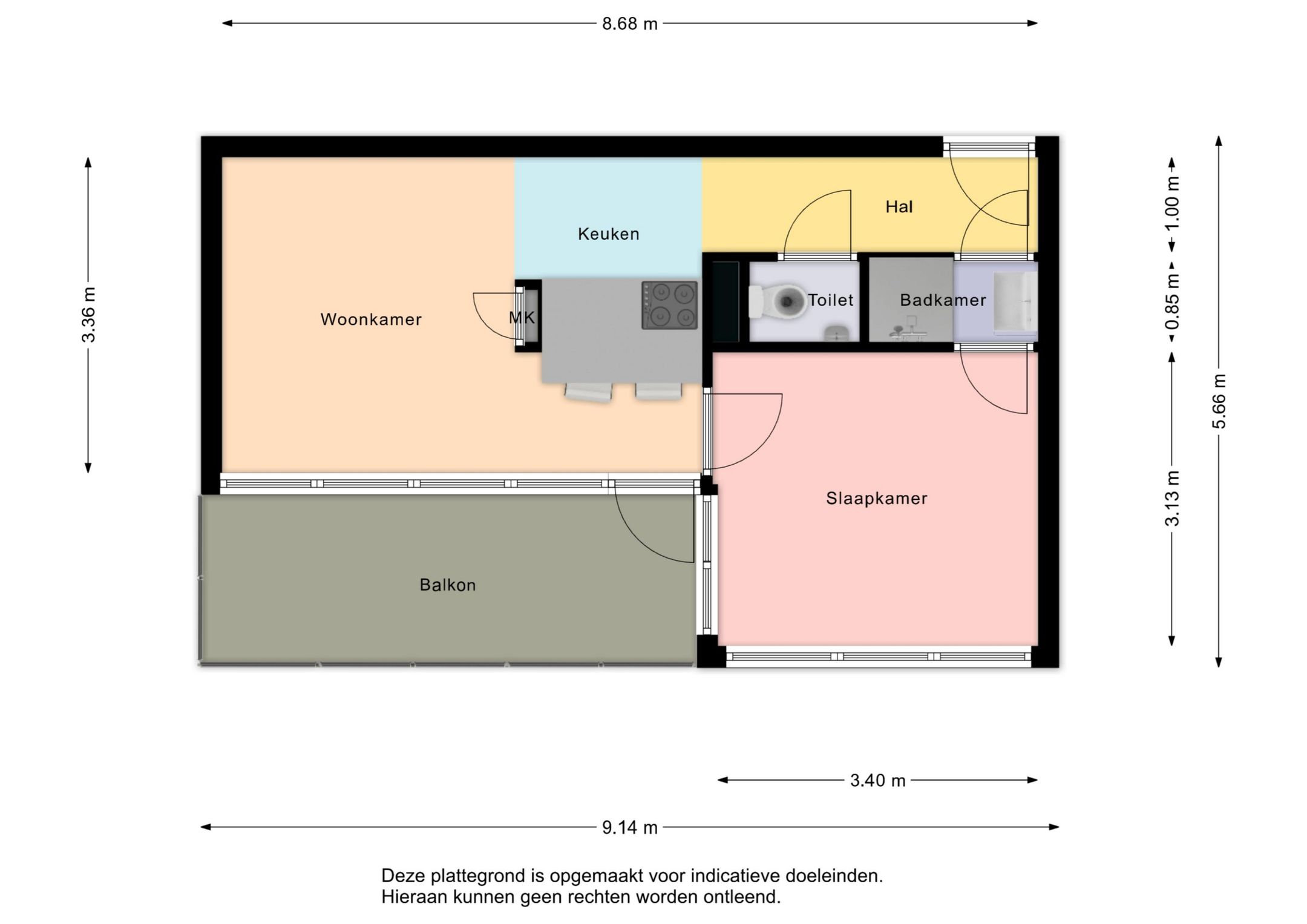 Bright Coastal Apartment with Southeast Balcony in Cadzand-Bad Centre — 21