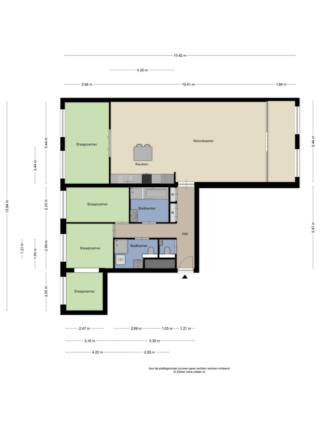 Spacious Apartment with Two Bathrooms on Kop van Zuid — 26