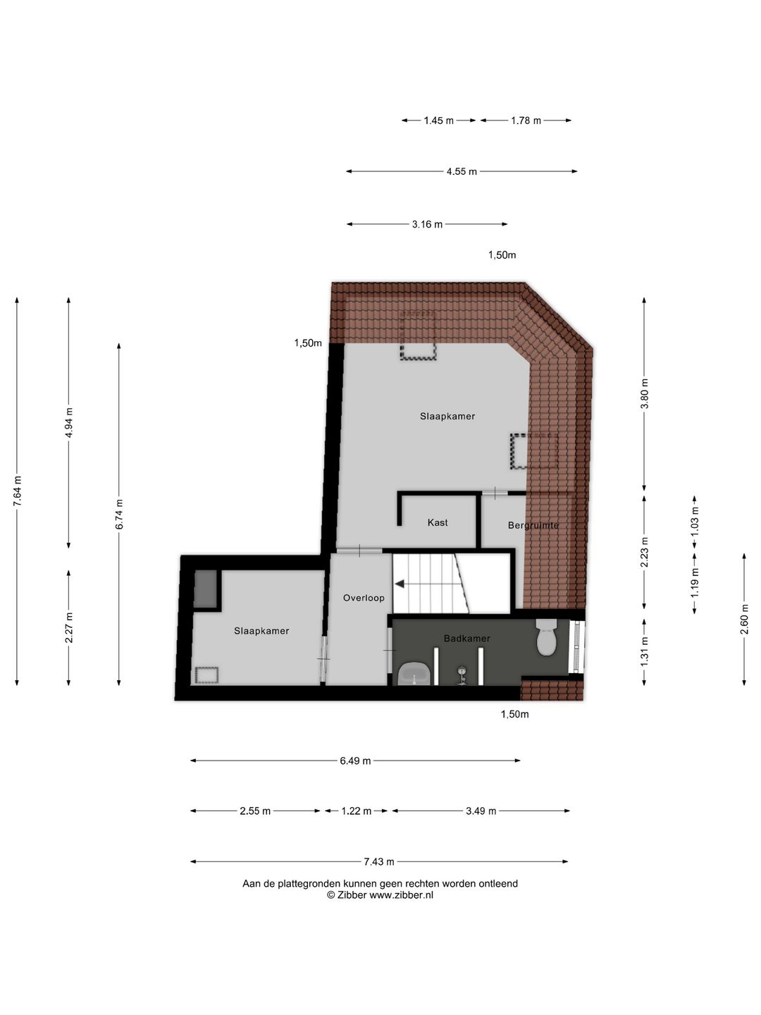 Charming upper floor apartment in Arnhem's vibrant city center with renovation potential — 26