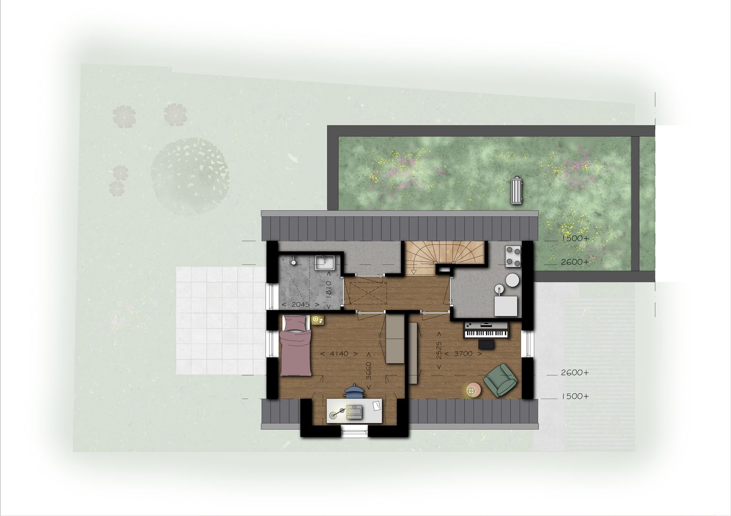 Foto 4 van E1 (Bouwnr. 1)