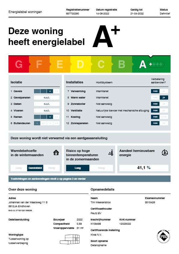 Foto 13 van Johannes van der Waalsweg 11-S