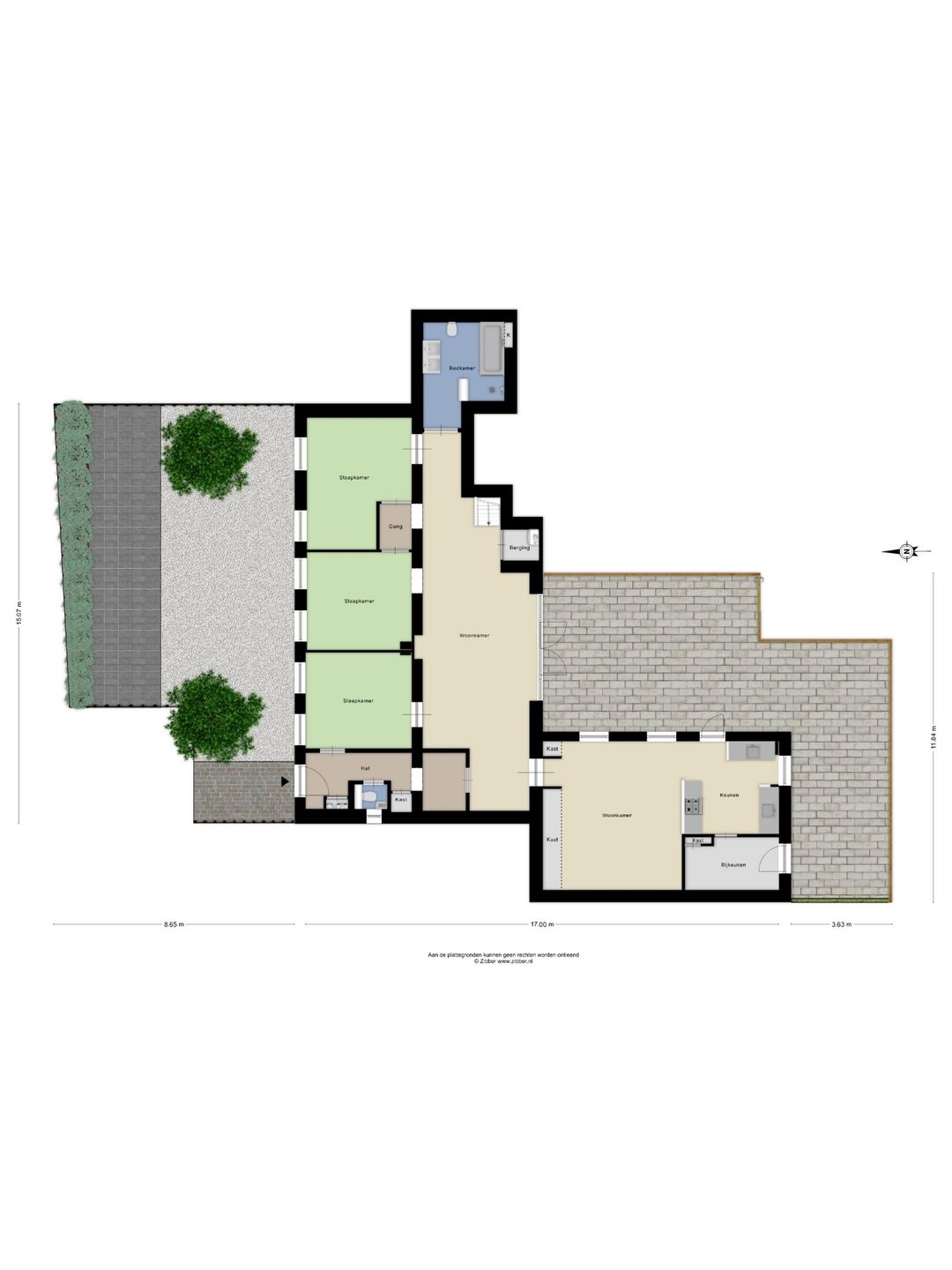 Spacious Ground Floor Apartment in Former Monastery with Private Garden — 28