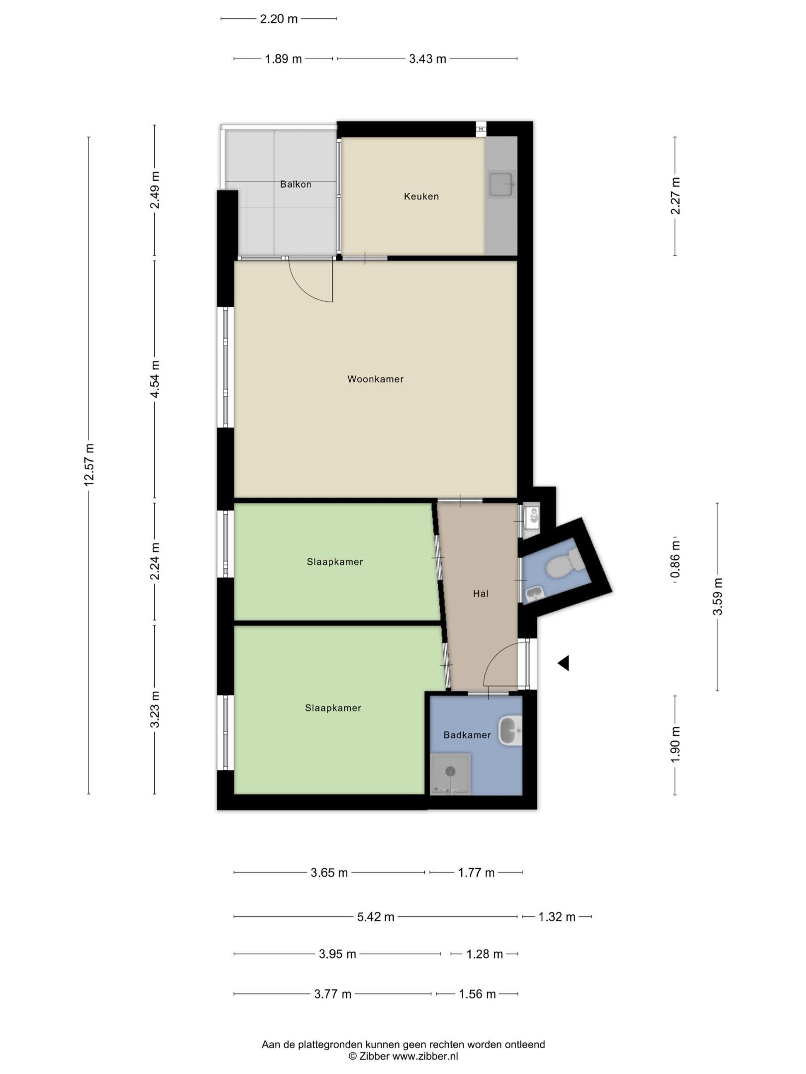 Affordable 3-Room Apartment with Balcony in Rotterdam South — 36