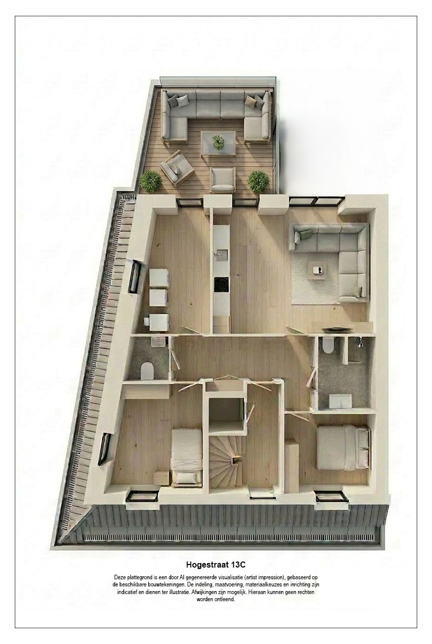 Foto 4 van Hogestraat 13-C