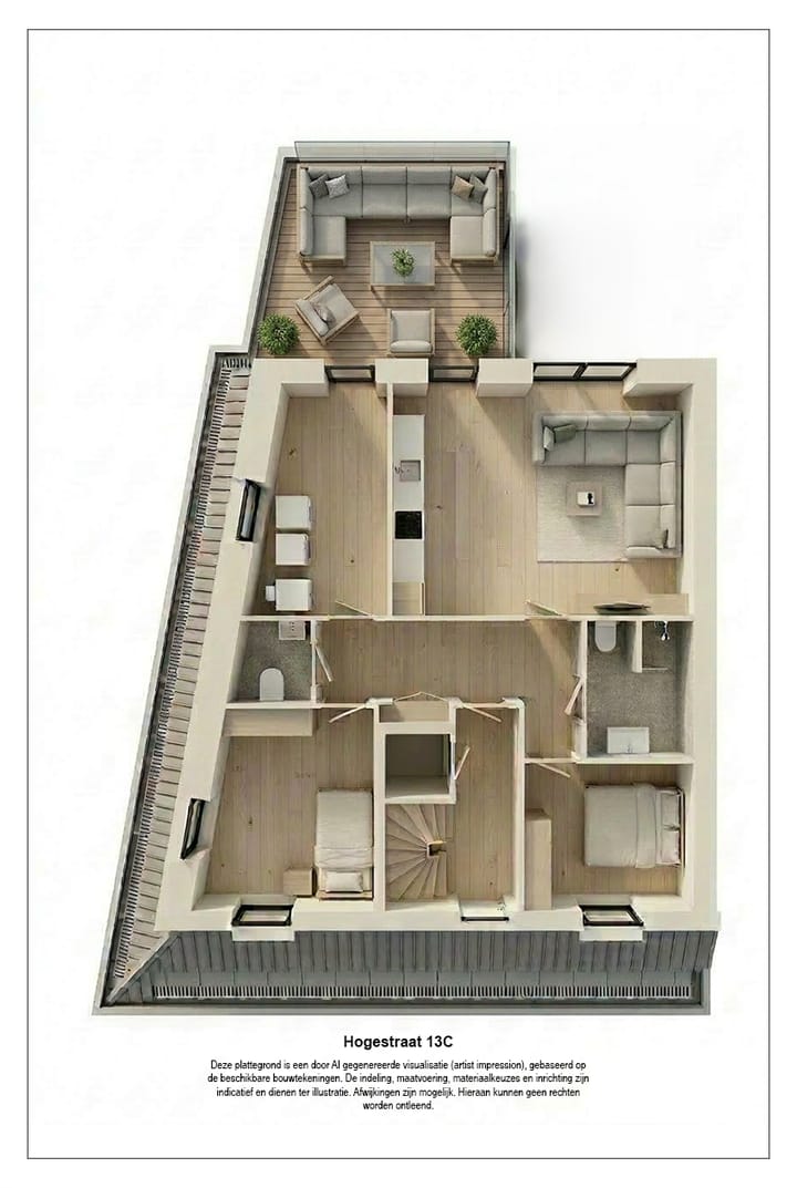 Foto 4 van Hogestraat 13-C