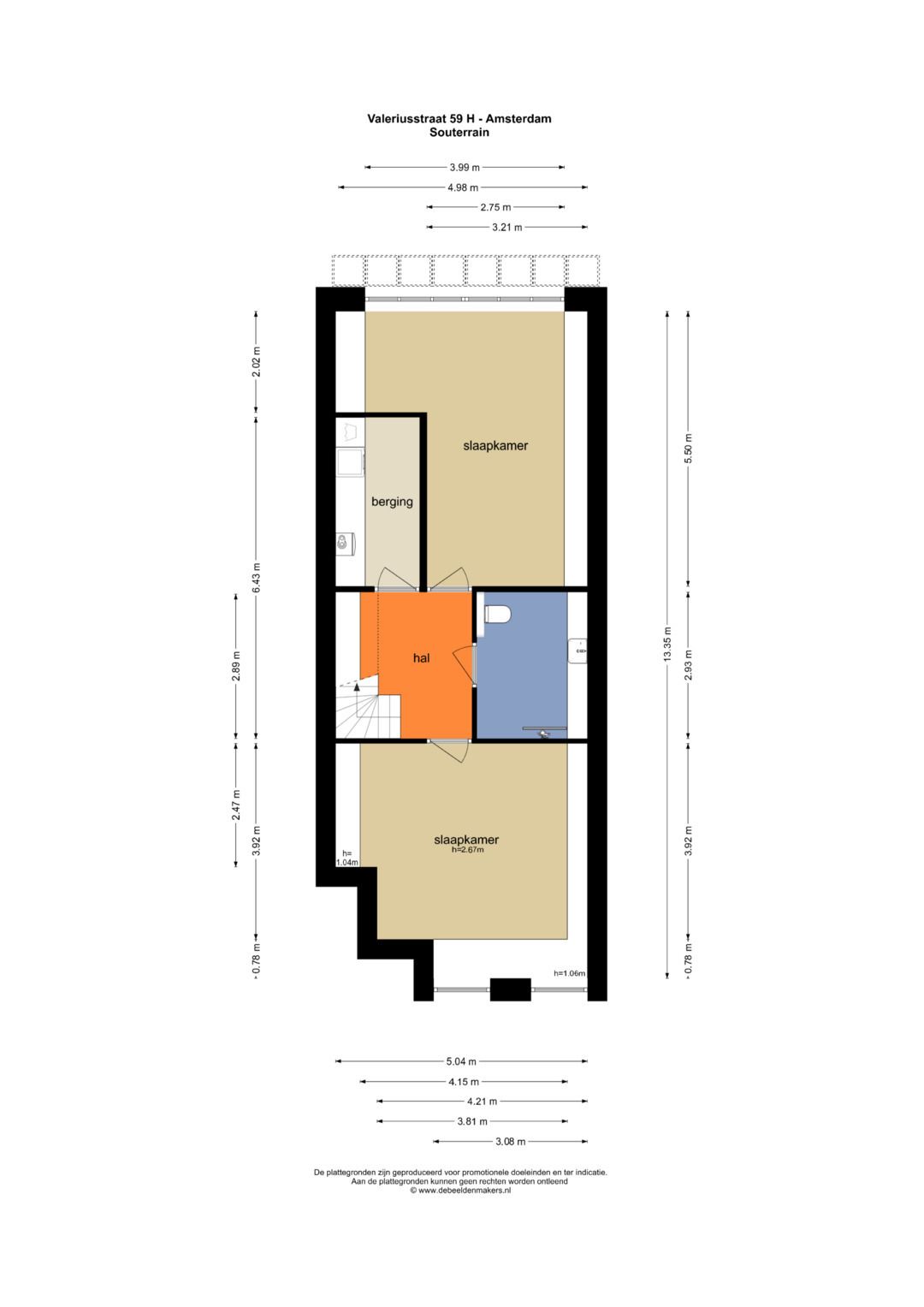 Spacious Three-Level Ground Floor Apartment with South-Facing Garden in Oud-Zuid — 43