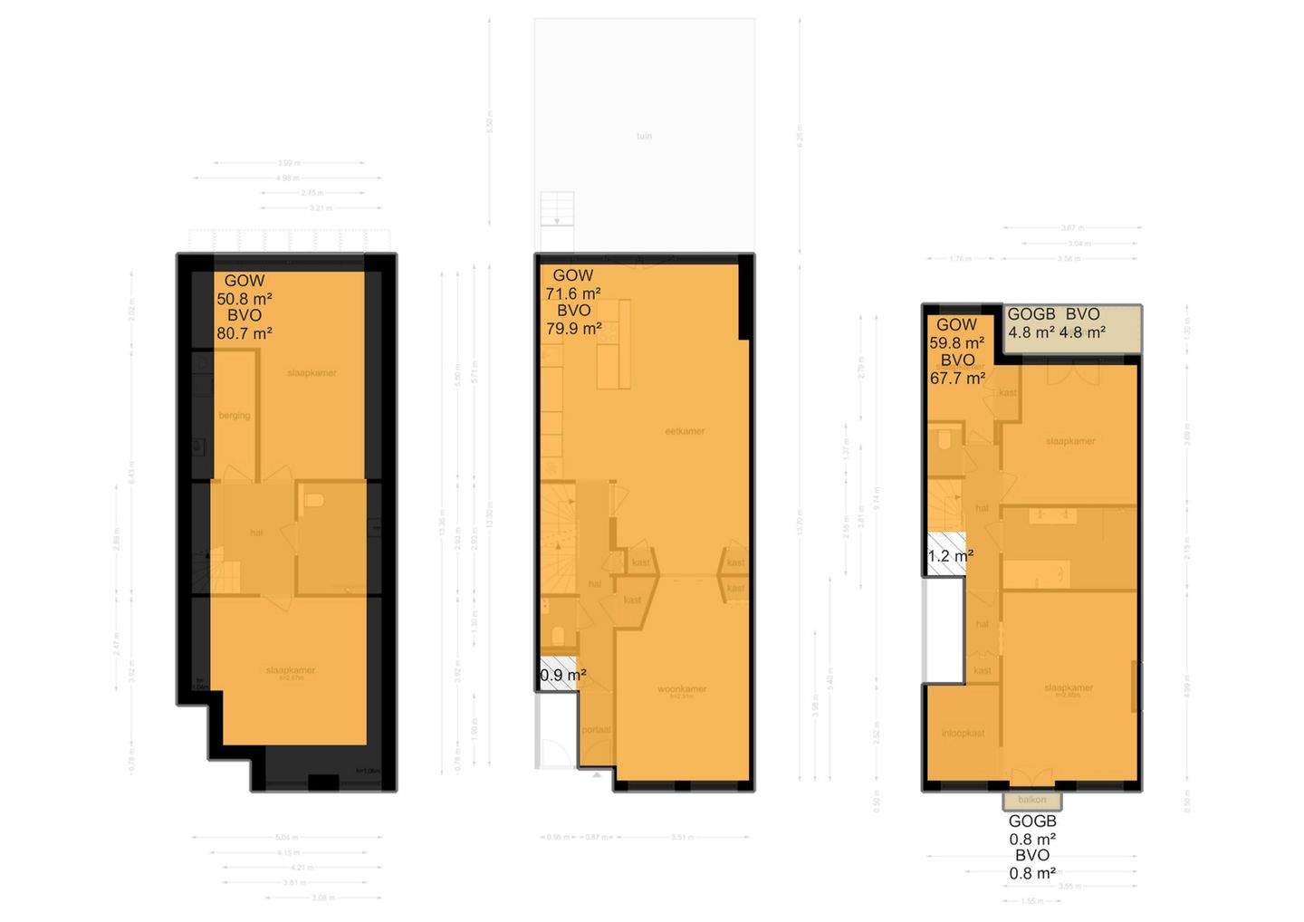 Spacious Three-Level Ground Floor Apartment with South-Facing Garden in Oud-Zuid — 44