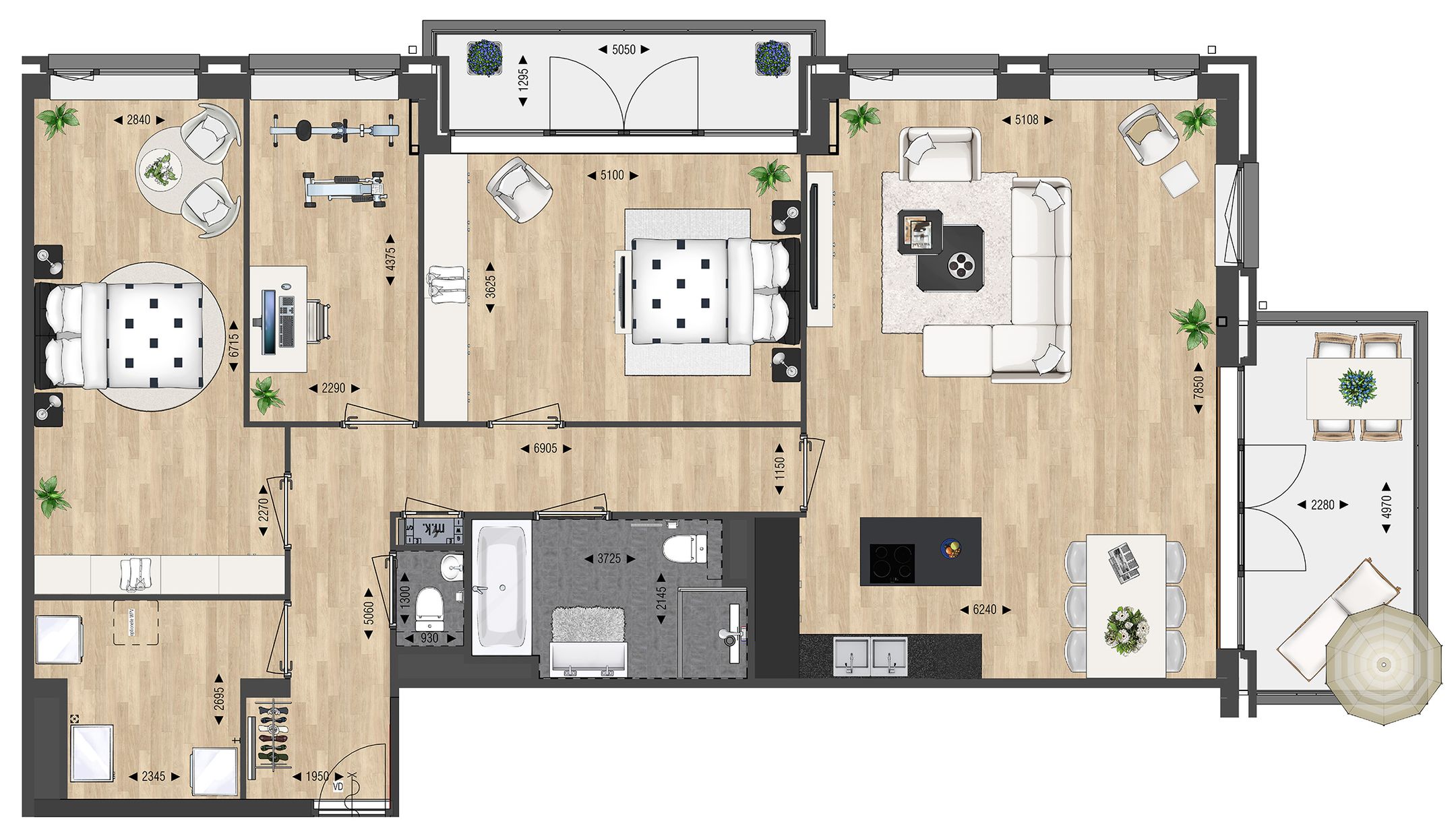 Photo 21 of Bosappartement Type B (Bouwnr. 23)