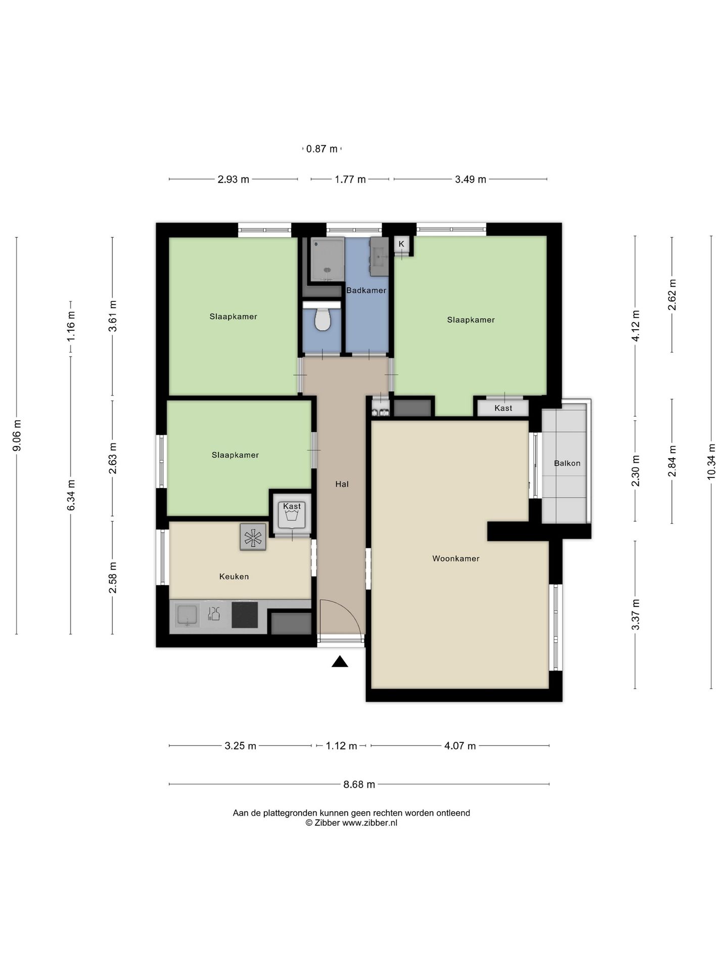 Spacious 4-room apartment with balcony near Zuiderpark in Den Bosch Zuid — 40