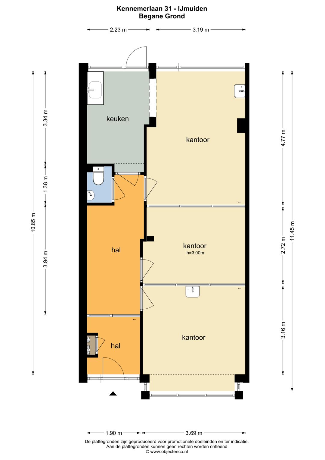 Versatile Mixed-Use Property with Commercial Space and Upper Apartment on Lively Kennemerlaan — 22