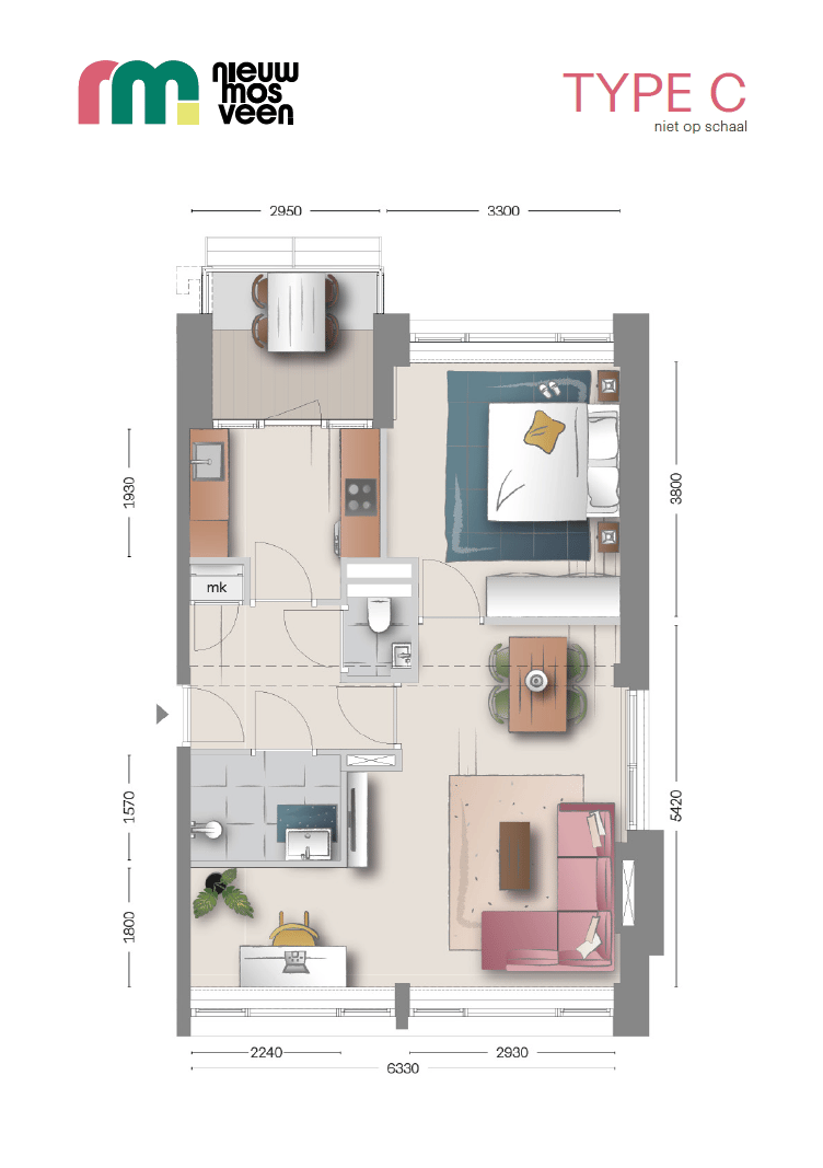 Foto 11 van Woningtype C (Bouwnr. 149)