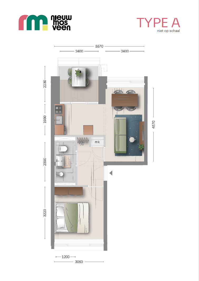 Foto 11 van Woningtype A (Bouwnr. 128)