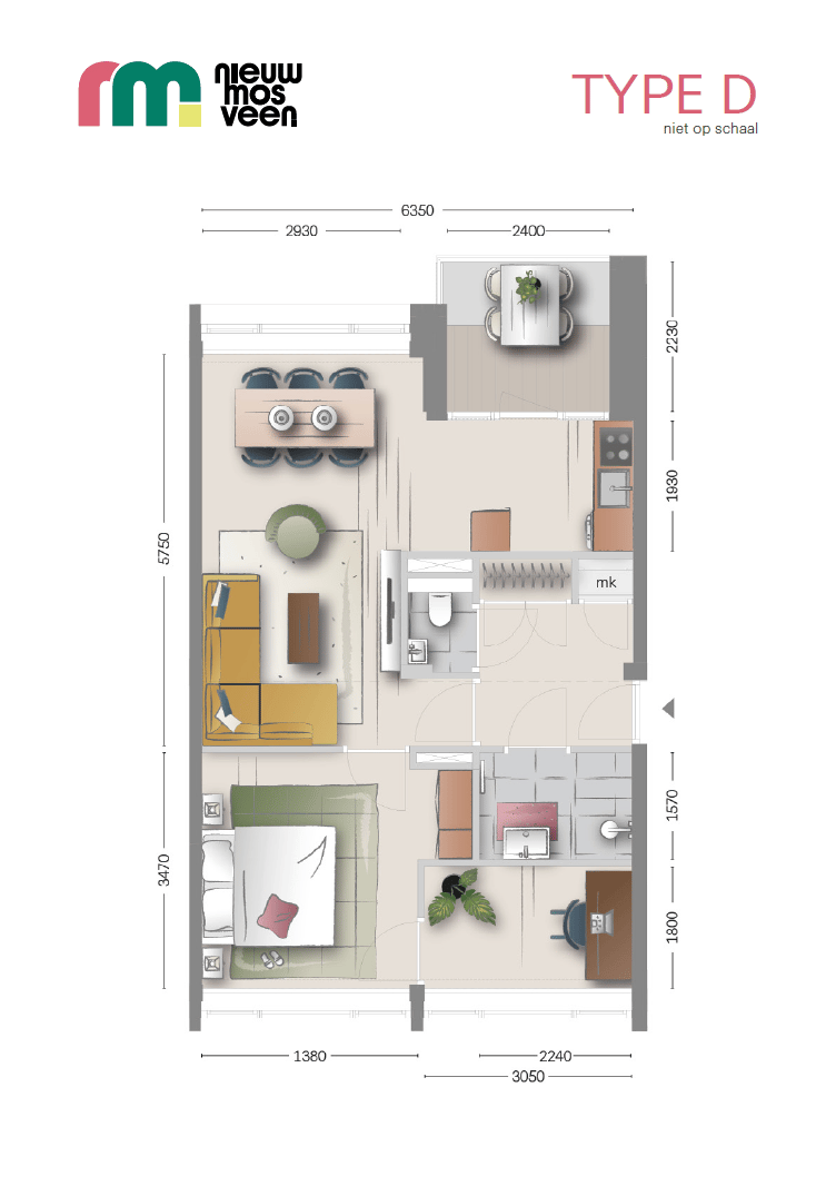 Foto 5 van Woningtype D (Bouwnr. 124)