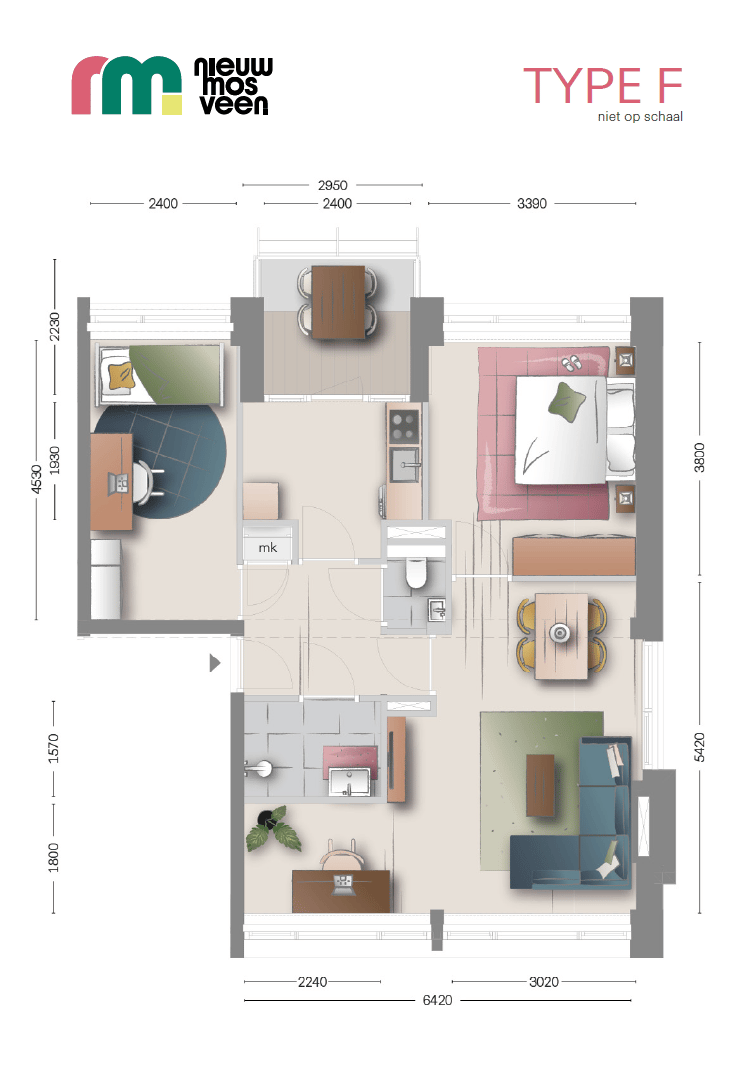 Foto 11 van Woningtype F (Bouwnr. 155)