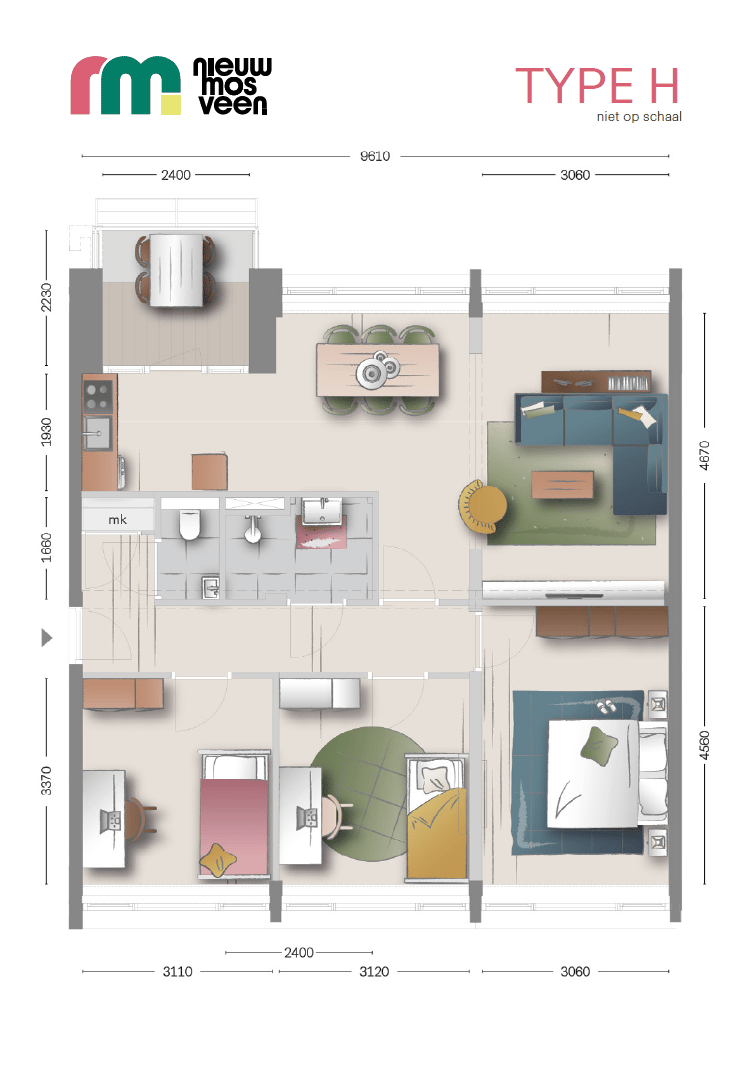 Foto 11 van Woningtype H (Bouwnr. 123)