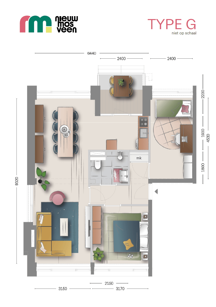 Foto 5 van Woningtype G (Bouwnr. 102)