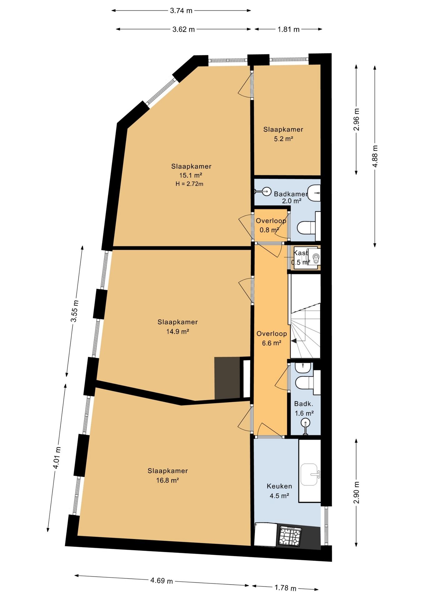 Investment Portfolio with 10 Rental Units in Valkenboskwartier — 15