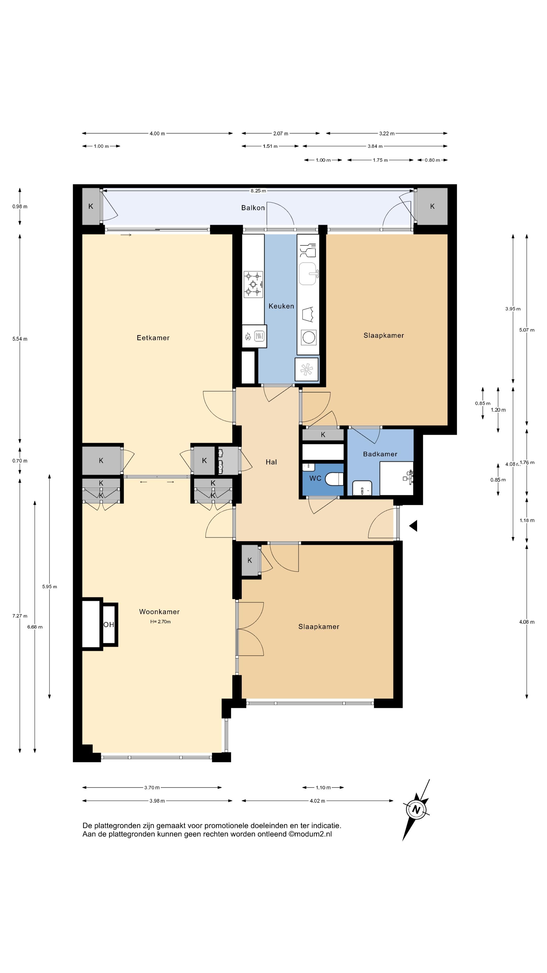 Spacious Waterside Apartment with Full-Width Sunny Balcony in Bohemen en Meer en Bos — 27