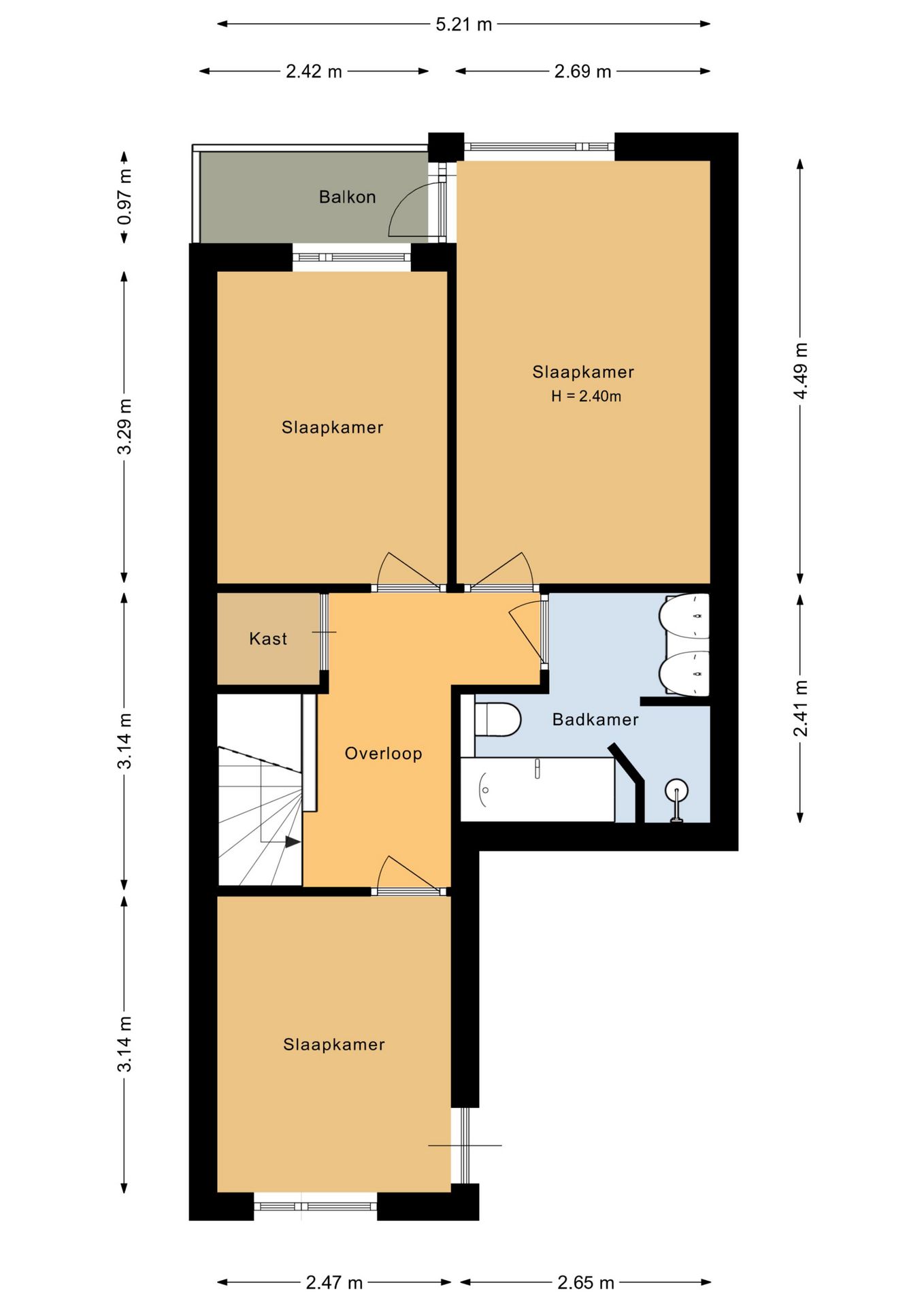 Charming maisonnette apartment with sunny south-facing garden and carport — 48
