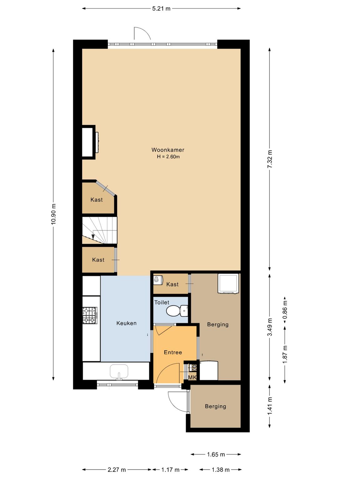 Charming maisonnette apartment with sunny south-facing garden and carport — 47