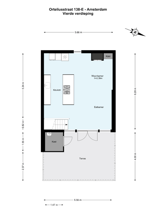 Foto 42 van Orteliusstraat 138-E