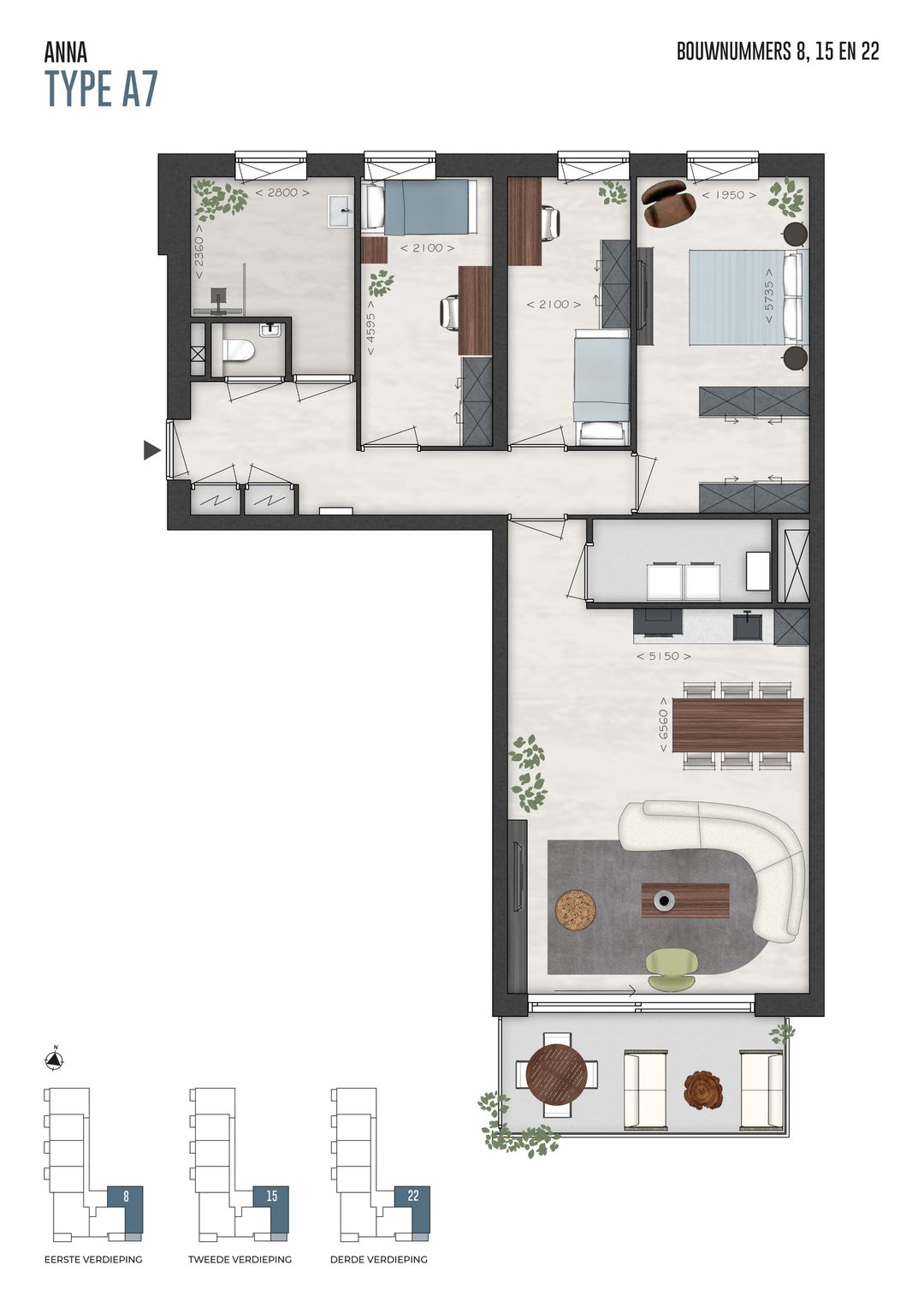 Foto 7 van Stadswerven De Hendrik - Blok A - Anna (Bouwnr. 22)
