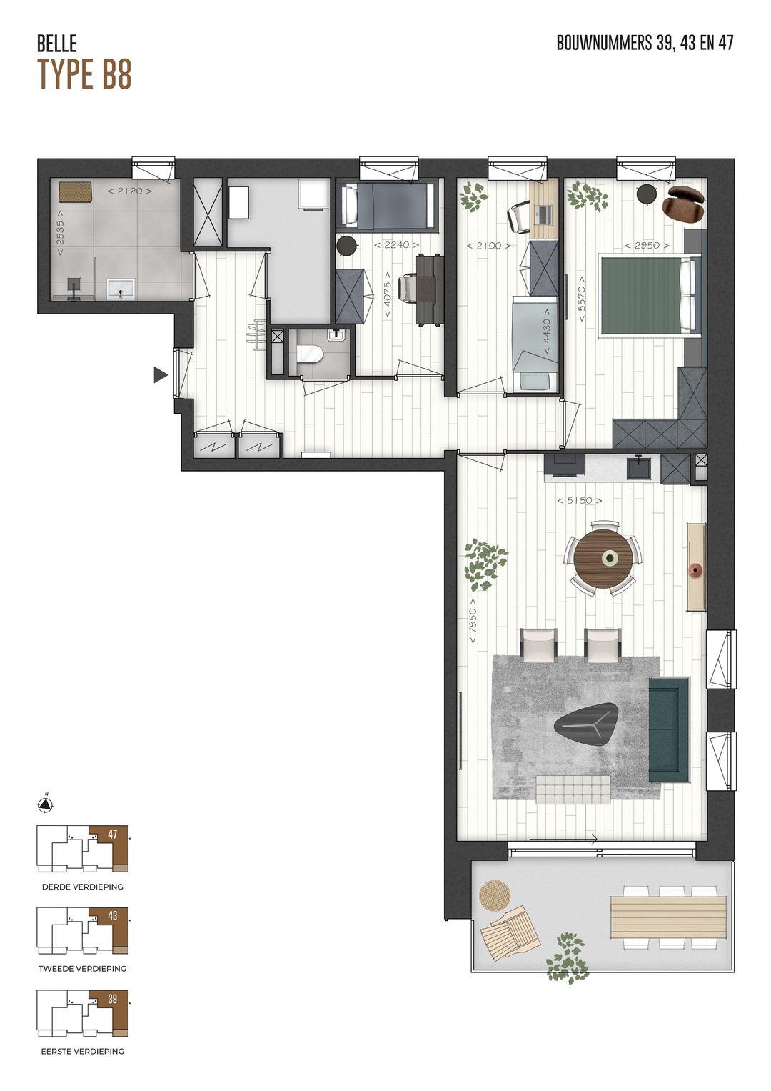 Foto 7 van Stadswerven De Hendrik - Blok B - Belle (Bouwnr. 43)