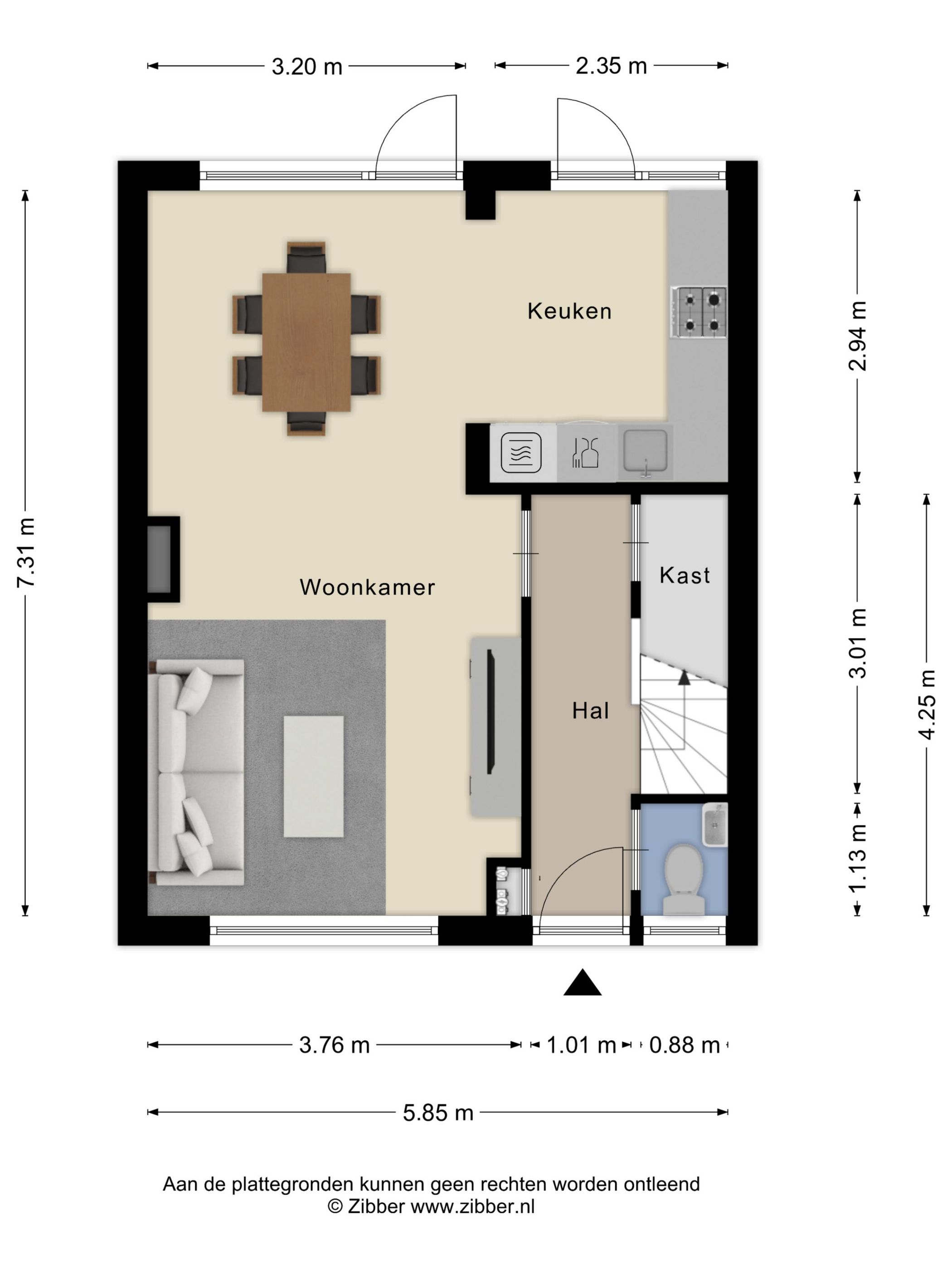 Well-maintained family home with air conditioning, 3 bedrooms, spacious garden and solar panels in Roosendaal — 48