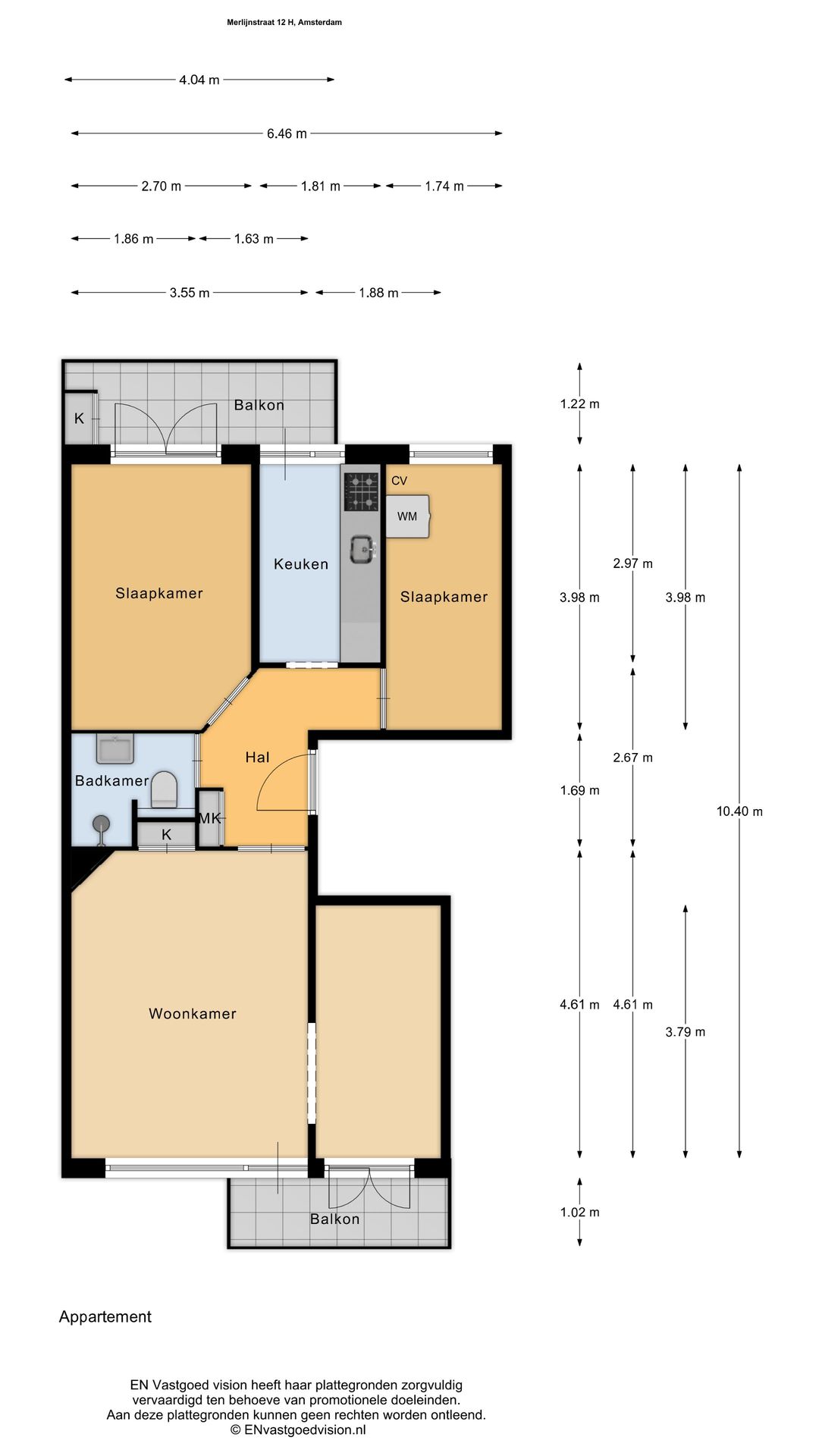 Bright 3-Bedroom Apartment in Amsterdam's Sought-After Bos en Lommer with Dual Balconies — 32