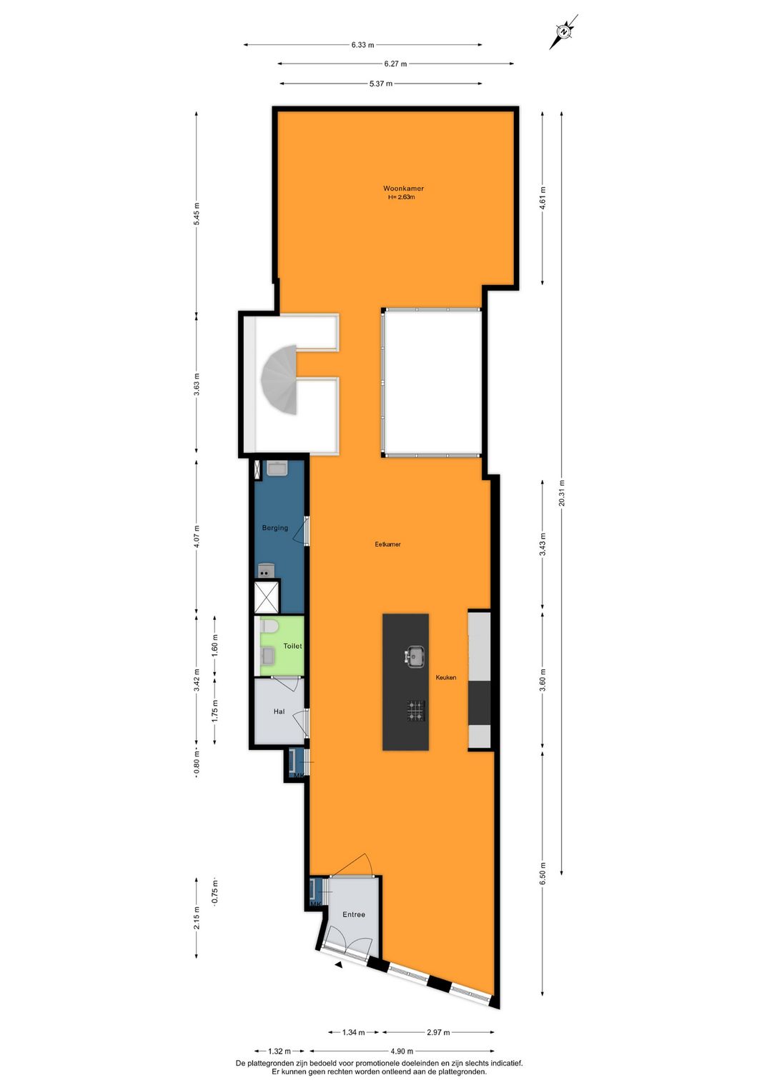 Luxury Double Ground Floor Apartment in 1740 National Monument, Amsterdam City Centre — 53