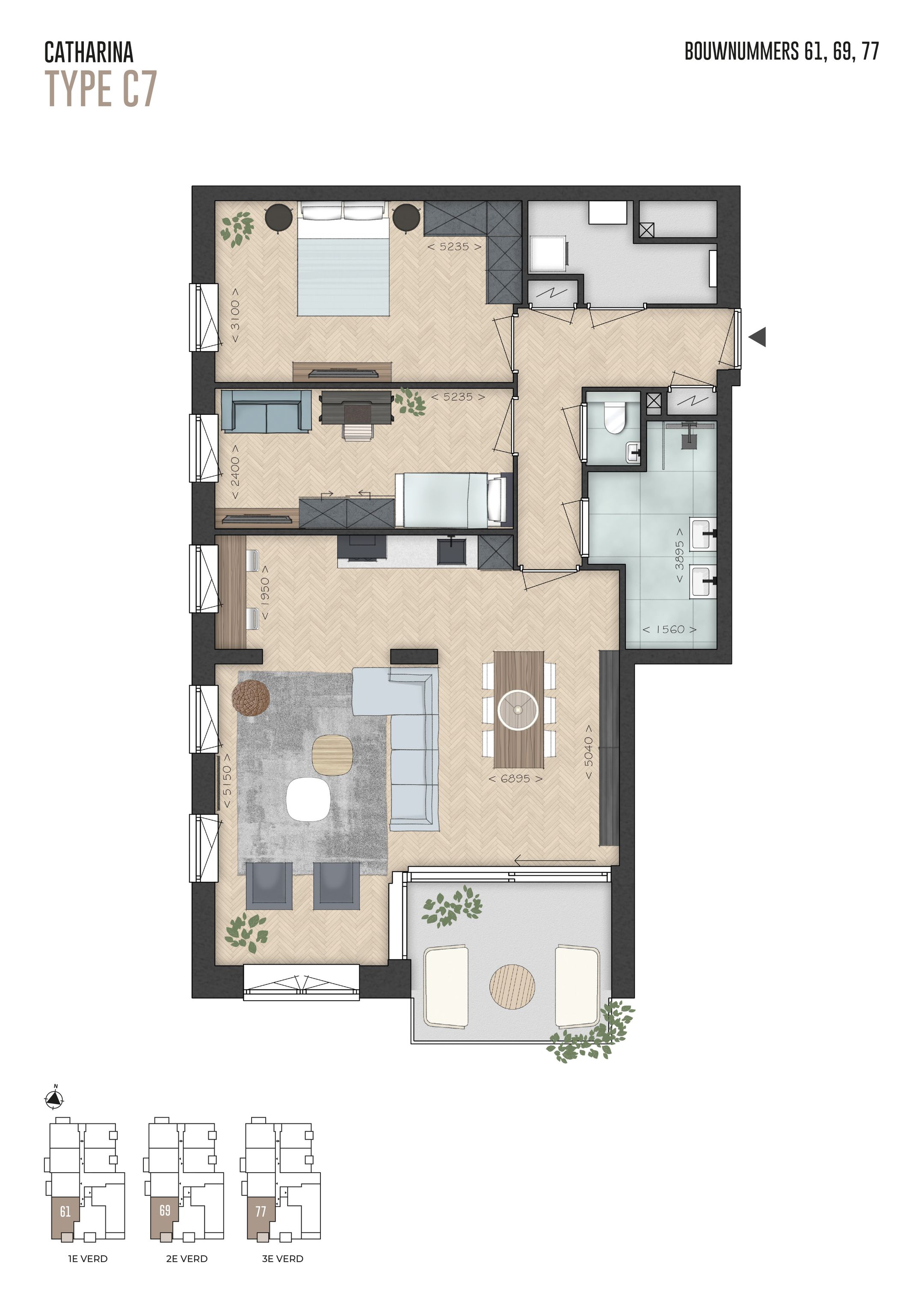 Foto 9 van Stadswerven De Hendrik - Blok C - Catharina (Bouwnr. 61)