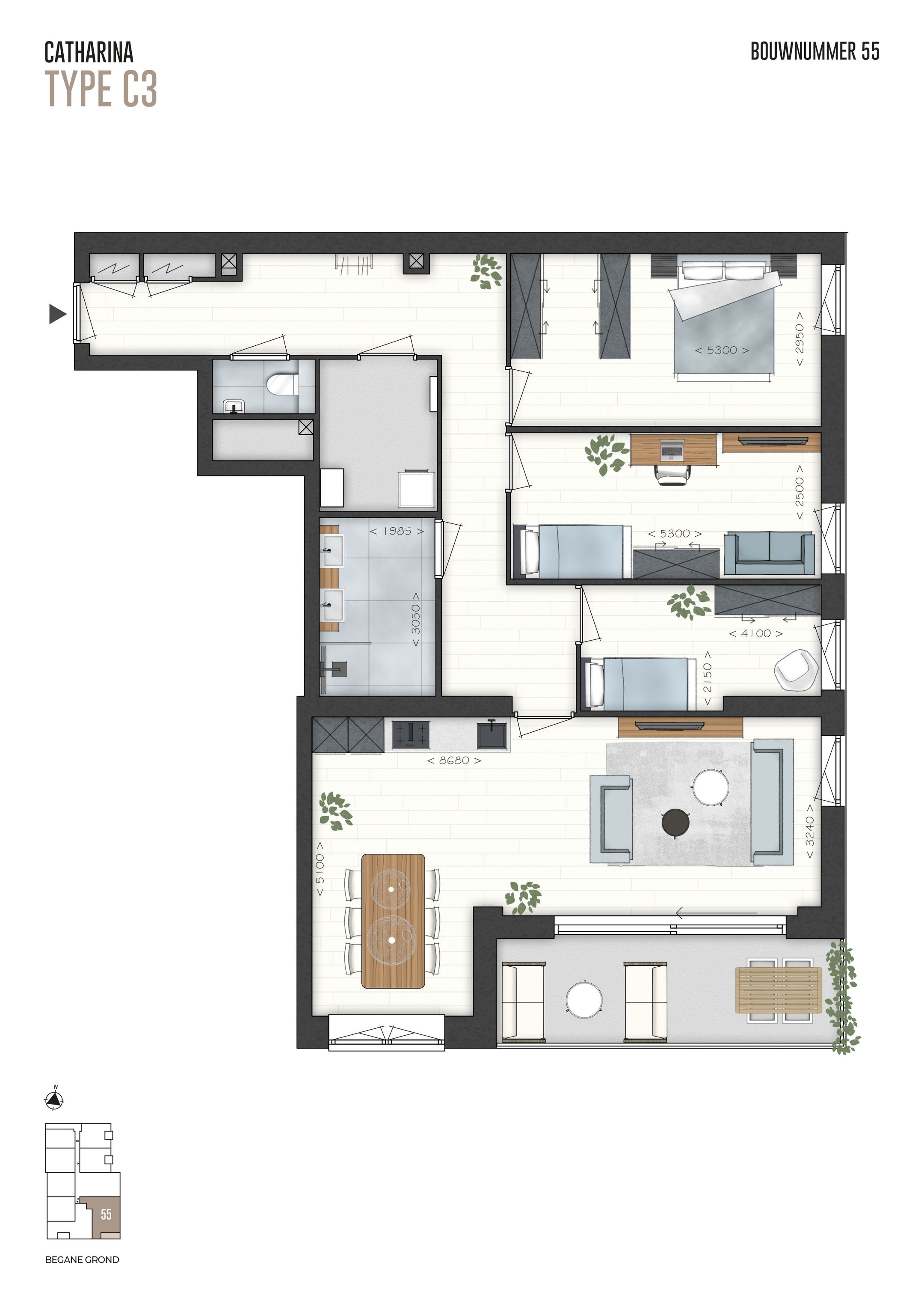 Foto 9 van Stadswerven De Hendrik - Blok C - Catharina (Bouwnr. 55)