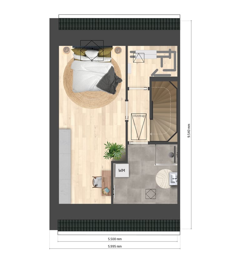 Photo 3 of Bovenwoning hoek - Bouwnummer 160 (Bouwnr. 160)
